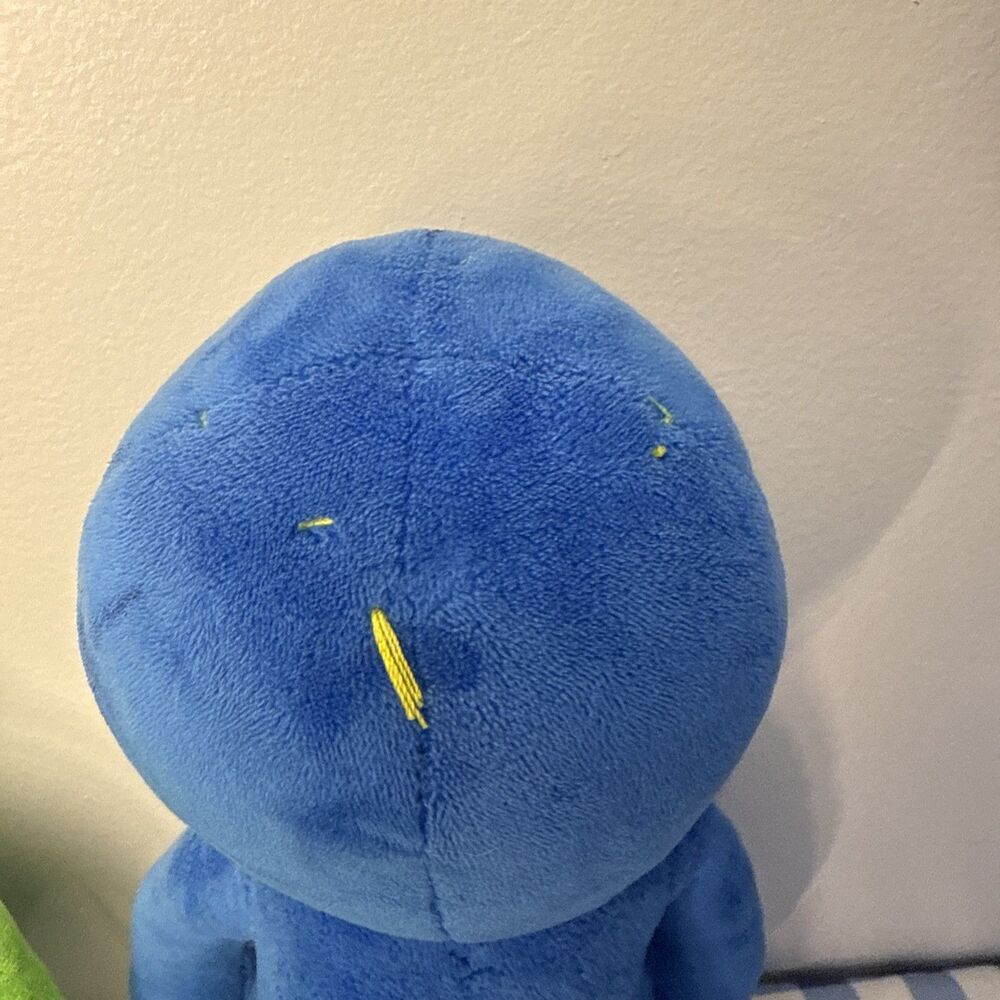 Rainbow Friends Plush Lot of 2, Blue + Green Monsters - Picture 8 of 12